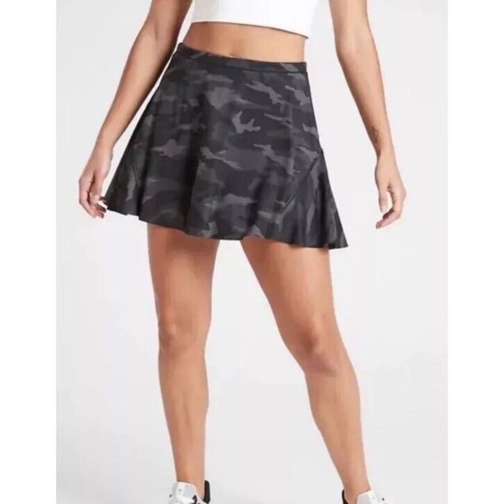Athleta Match Point Skirt Skort Size Small Camouflage EUC‎